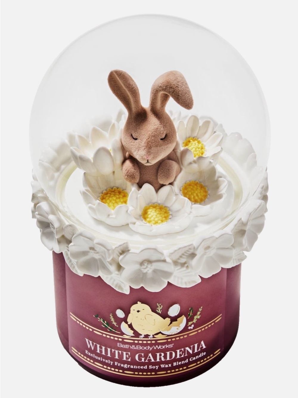 Bath & Body Works Bunny globe topper White Gardenia